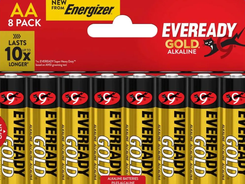 Eveready paristo Gold AA 8 kpl