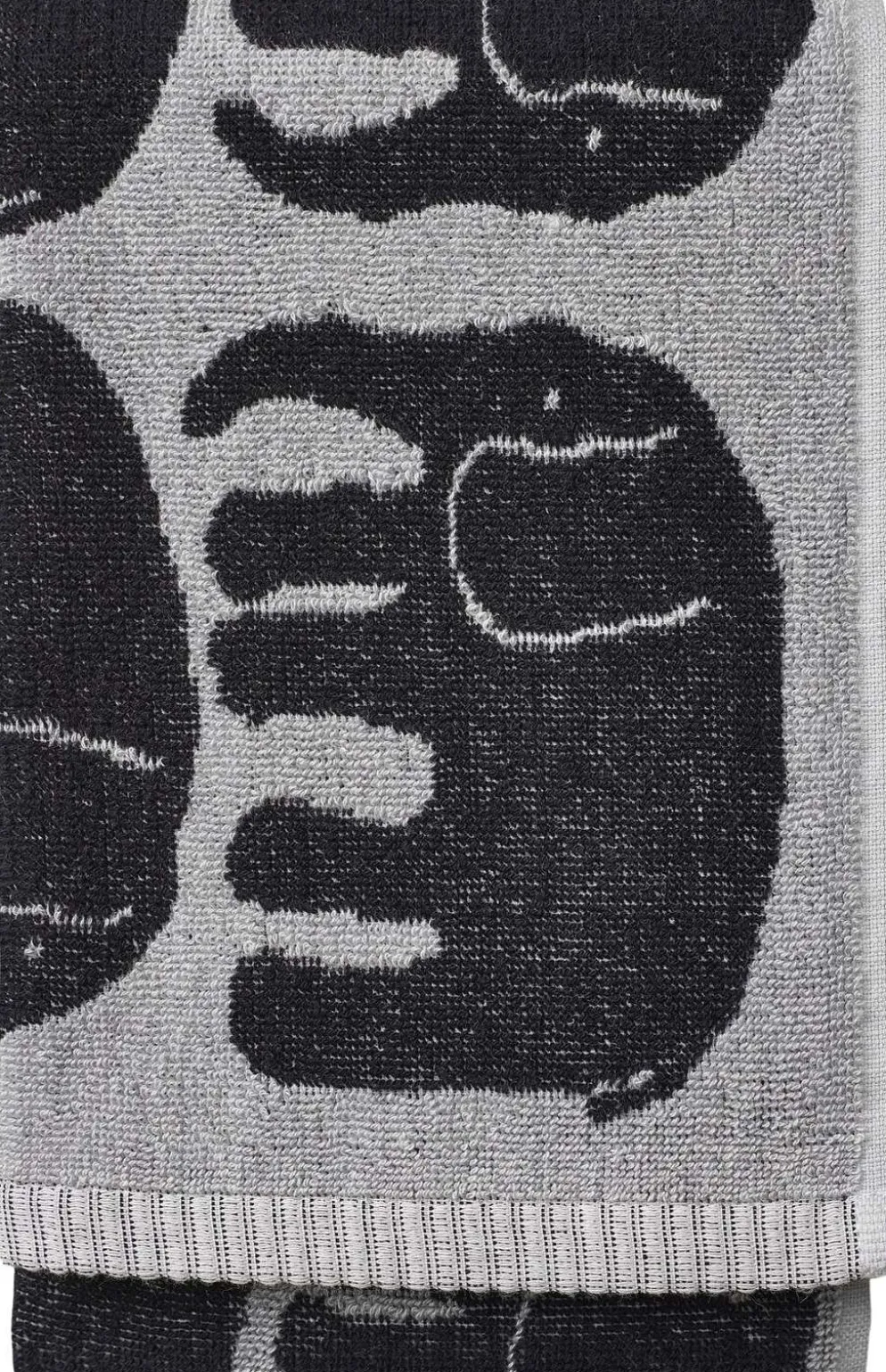 Finlayson käsipyyhe Elefantti 50x70 musta/harmaa