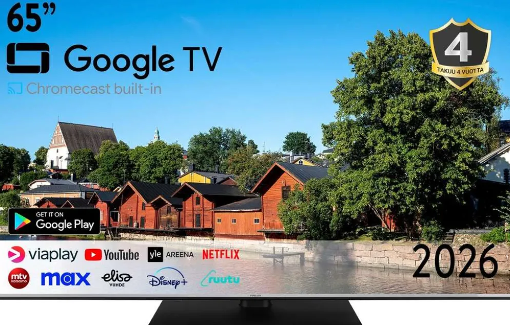 Finlux 65" 4K UHD Android Smart LED TV 65G9.3GCMB