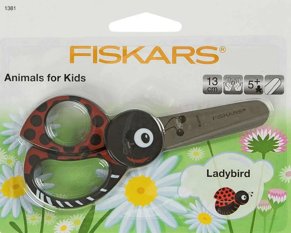Fiskars lastensakset Leppäkerttu 13 cm