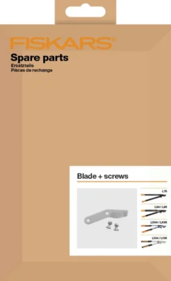 Fiskars varaosa, terä+ruuvit L104/108,LX94/98,L78/94/98