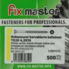 Fix Master hobauruuvi harvakierre sinkitty 4,2x35 TX20