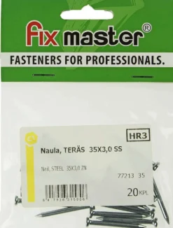 Fix Master naula teräs 35X3,0 SS 20kpl