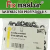 Fix Master nylock-lukitusmutteri M6 sinkitty 50kpl