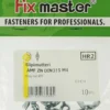 Fix Master siipimutteri M4 sinkitty 10kpl