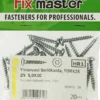 Fix Master yleisruuvi kupukanta 5,0X30 torx25 sinkitty 20kpl