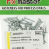 Fix Master yleisruuvi uppokanta täyskierre 4,0X25 torx15 sinkitty 50kpl
