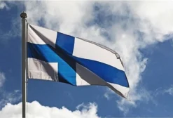 Flagmore Suomen lippu no 9, neuloslippu 150x245cm