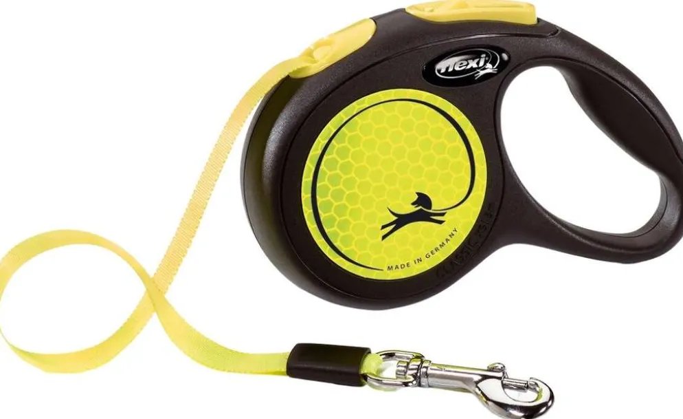 Flexi New Classic Neon Tape S 5m keltainen