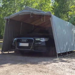 Fornorth Pressutalli 3,2x6m, vaaleanharmaa