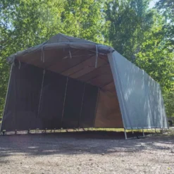 Fornorth Pressutalli 3,2x6m, vaaleanharmaa
