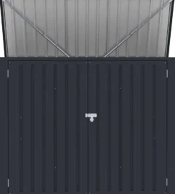 Fornorth Roskakatos 173x101x131cm, tummanharmaa