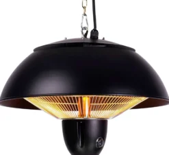 Fornorth Terassilämmitin kattoon 1500W etäohjaus, musta