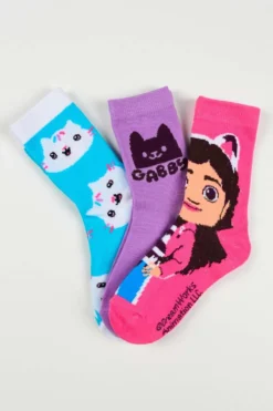 Gabby's Dollhouse lasten laadukas sukka 3 paria