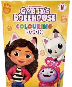 Gabby’s Dollhouse värityskirja, 32 sivua