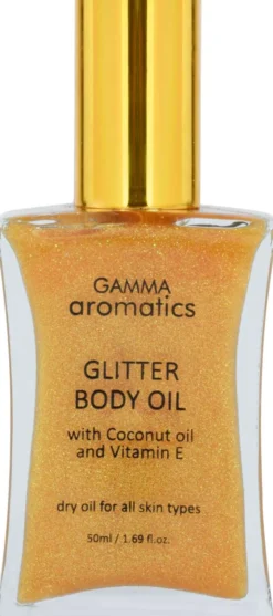GAMMA aromatics Glitter vartaloöljy Gold 50ml