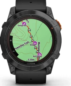 Garmin Fenix 7X Pro Solar urheilukello, musta