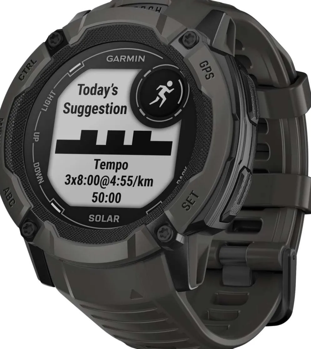 Garmin Instinct 2X Solar grafiitinharmaa GPS-älykello