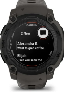 Garmin Älykello Instinct E - 40 mm Black Bezel with Charcoal Band. WW