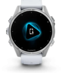 Garmin urheilukello Fenix 8 AMOLED 43 mm hopea/vaaleanharmaa