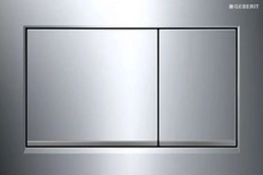 Geberit huuhtelupainike Duofix Omega 30 kromi-mattakromi