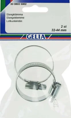 Gelia letkunkiristin galvanoitu 32-44mm/12mm 2kpl