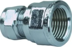 Gelia puserrusliitin sisäkierre R15x12 mm kromattu