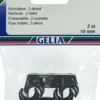 Gelia putkenpidin 2 x 10 mm kromattu 2 kpl