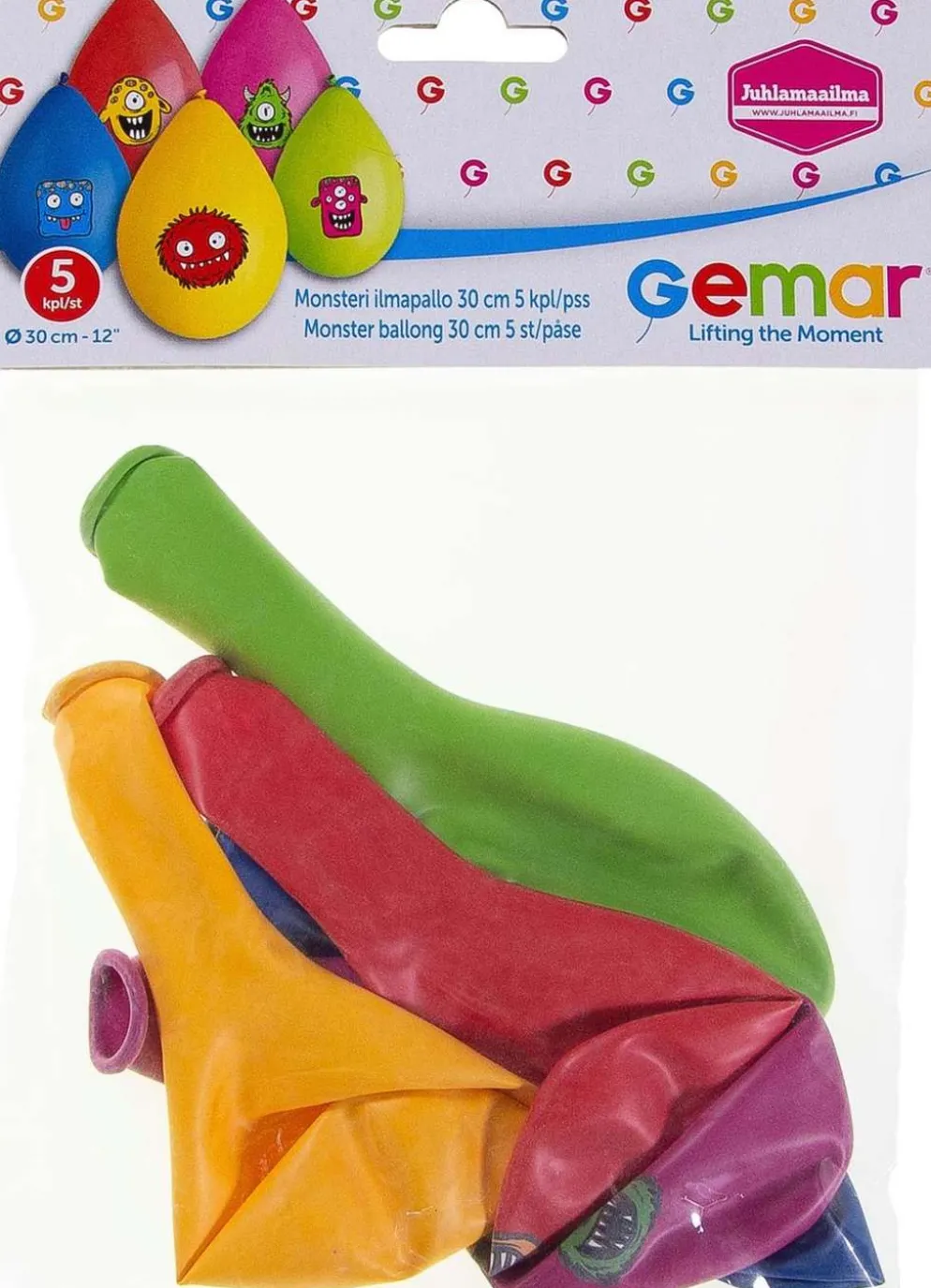 Gemar balloon Monsterit ilmapallo 5kpl