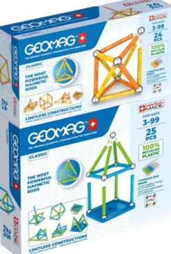 Geomag Classic Tuplapakkaus -magneettirakennussetti 49 osaa