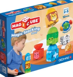 Geomag Magicube Stacking Safari -Rakennussetti