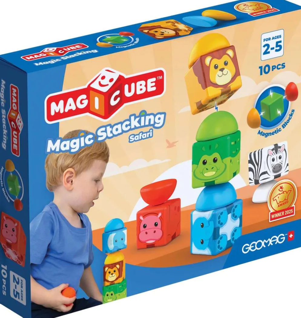 Geomag Magicube Stacking Safari -Rakennussetti