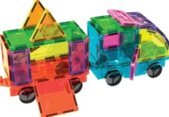 Geomag Magnetic Tiles Gems vehicles -rakennussetti