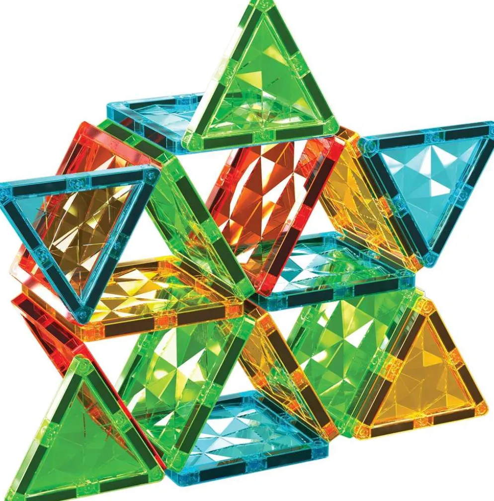 Geomag Tiles Gems Rakennussetti 60 Osaa