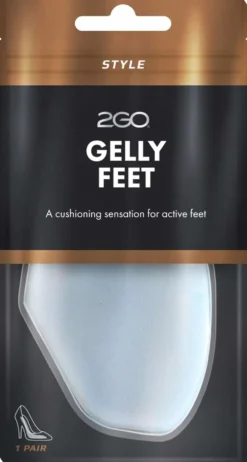 2GO geelipäkiäpehmuste Gelly Feet yksi koko
