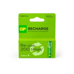 GP Recharge AAA-akku 650mAh 4kpl