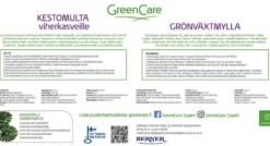 GreenCare Kestomulta viherkasveille 8L luomu