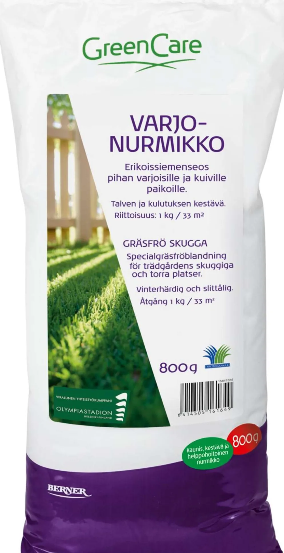 GreenCare Varjonurmikko 800 g
