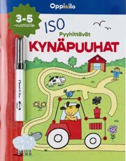 Greenwell, ISO Pyyhittävät kynäpuuhat -puuhakirja 3-5 v