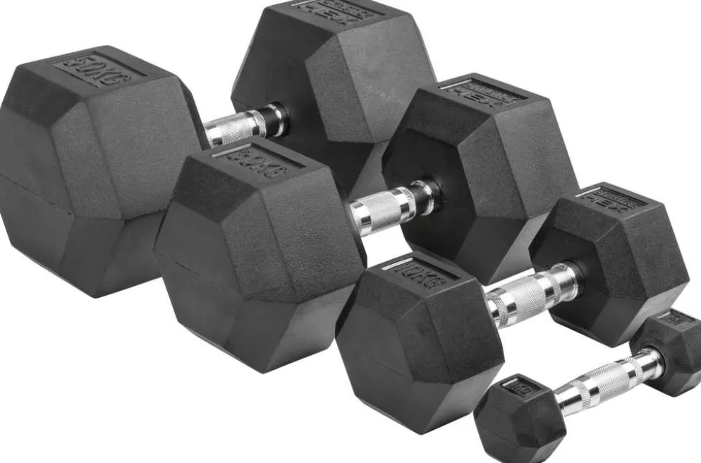 Gymstick käsipainosarja pro hex 1-10kg