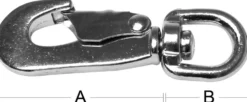 Habo jousihaka 255-3 75 52mm+23mm teräs sinkitty 2 kpl