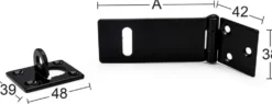 Habo nivelsalpa 1365 90mm musta