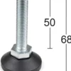 Habo Nivelsäätöjalka M8x50 mm