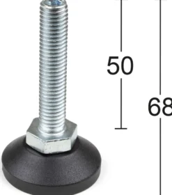 Habo Nivelsäätöjalka M8x50 mm