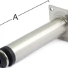 Habo putkijalka 800 Ø30mm mattanikkeli