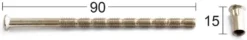 Habo ruuvi+hylsymutteri M5 4+8 niklattu