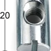 Habo tappimutteri M6-10 10x14