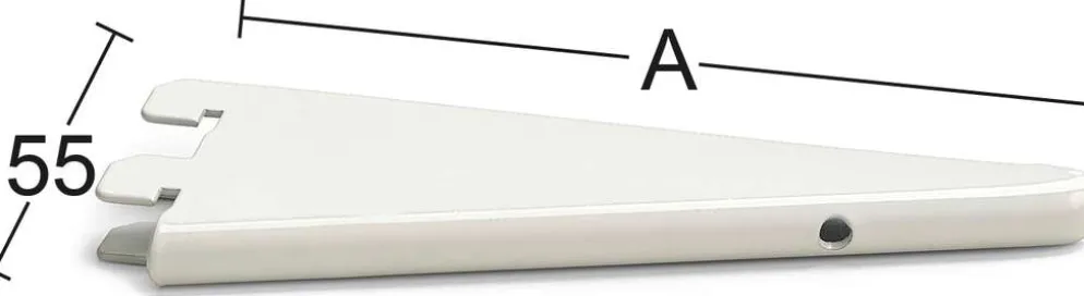 Habo U-kannatin 611 35cm valkoinen