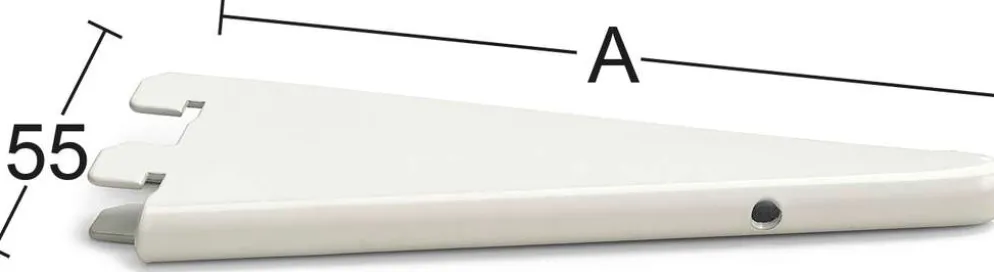 Habo U-kannatin 611 25cm valkoinen