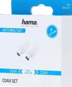 Hama Antenniliittimet, Coax uros - Coax naaras, kierrettävä